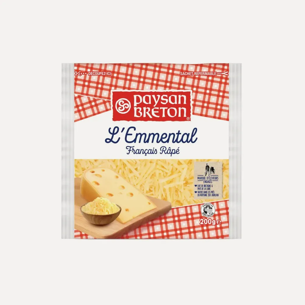 אמנטל צרפתי מגורר Paysan Breton, 200 ג׳