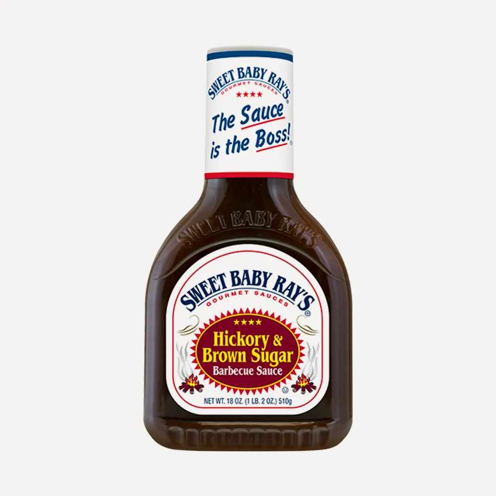 רוטב ברביקיו היקורי וסוכר חום Sweet Baby Ray's, 510 ג׳
